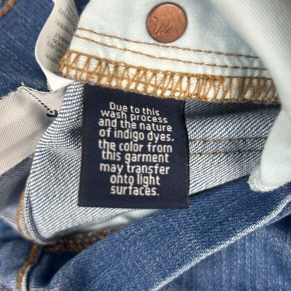 Madewell Cali Demi-Boot Distressed Hem Jeans Womens 26 Blue Five Pocket Zip Fly - Picture 10 of 11